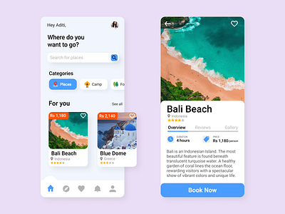 Travel App Ui