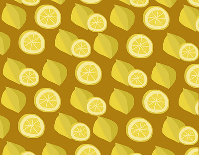 Lemon art arwork design digital dribbble lemon lemons pattern pattern art pattern design