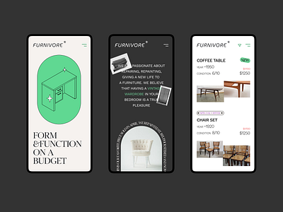 Furnivore: mobile website mobile responsive ui web web design webdesign website