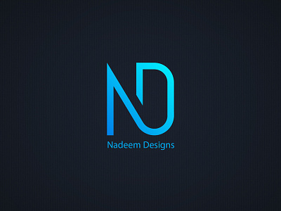 Nadeem Desings Logo designs nadeem nd logo