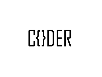 CODER TEXT LOGO