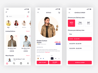 E-commerce App branding design ui ux