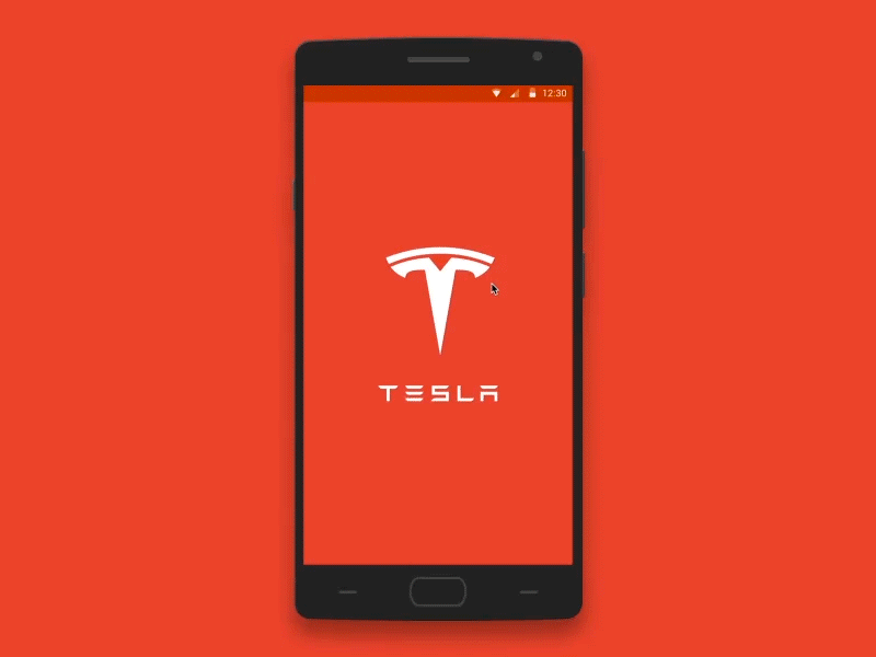 1 / 3 - Redesign Tesla Motors android app android app car design material pixate sketch tesla