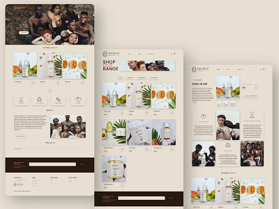 Handmade Organic Cosmetics branding design ui ux