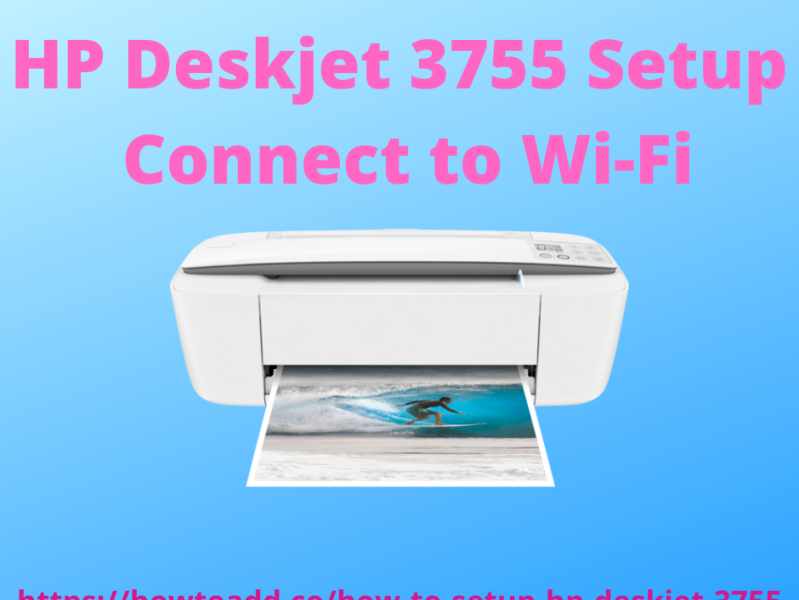 HP Deskjet 3755 Setup Connect to WiFi & How to Scan by Blu Edge on