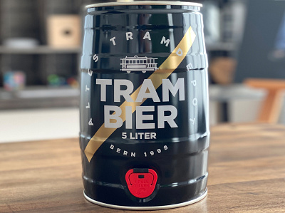 TRAM BIER BERN design packaging