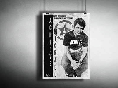 AH grunge michael dribbble design graphic grunge grunge texture movie movie poster print design