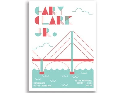 Gary Clark Jr. Gigposter