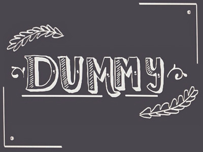 Don't be a Dummy art print digital hand lettering illustration lettering print printmaking screen print typography