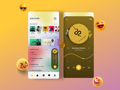 CHIZONE | MUSIC PLAYER APP CONCEPT app design minimalism ui ui design ux ux design web design