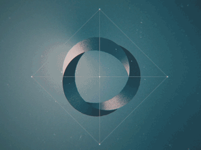 Circular Twist Loop animation geometric