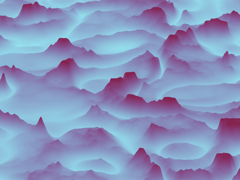 Somewhere 3d gif landscape