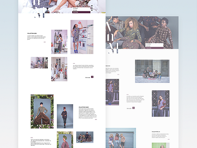 Nash Print It redesign - Part II - Collections brand fashion web webdesign