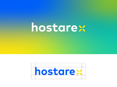 hostarex.com | logo design | branding adobe azerbaijan baku creative projects bcp blue branding creative design gradient illustration illustrator logo