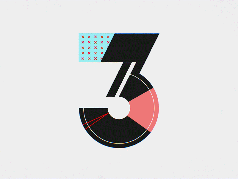 Numbers animation glitch graphic design loop motion design motion graphics numbers typogaphy