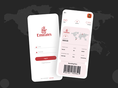 Flight Ticket Booking App UI android app design flight ticket booking icon ios online booking typography ui ux