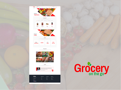 Grocery Web UI android app design figma interface online shopping ui ux web webdesign