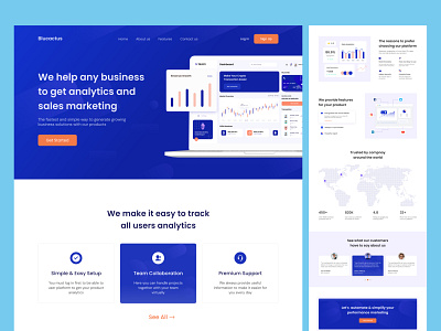 SAAS Landing Page Desgin