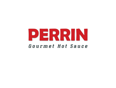 PERRIN design illustrator logo typography vector