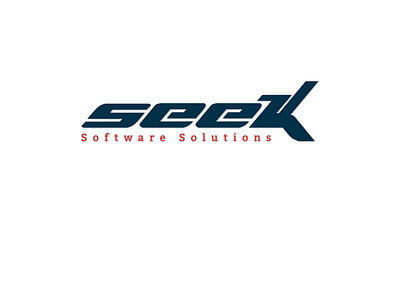Software Solution SEEK design illustrator logo typography vector