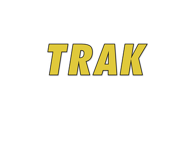 TRAK design illustrator logo typography vector