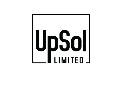 Upsol Limited design illustrator logo typography vector