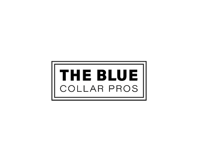 The Blue design illustrator logo typography vector