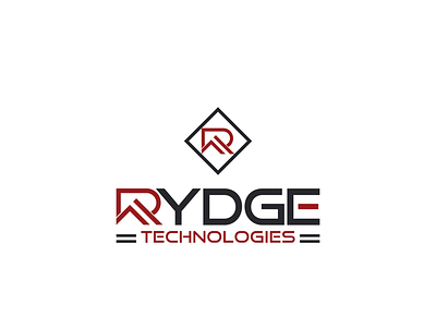 RYDGE Technologies design illustrator logo typography vector