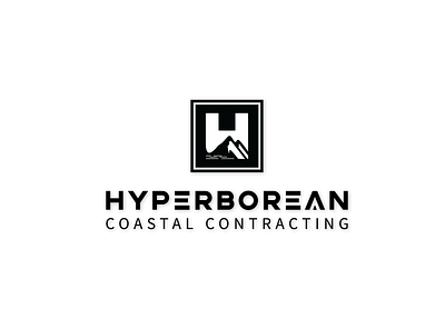 Hyperborean design illustrator logo typography ui vector