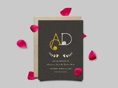 AD Elegant Monogram with Presentation