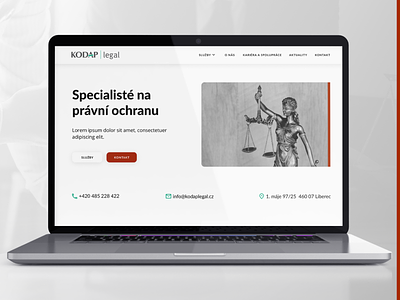 Law company website ui ux webdesign website