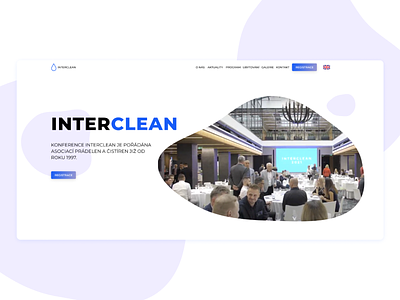 Cleaning conference ui ux webdesign website