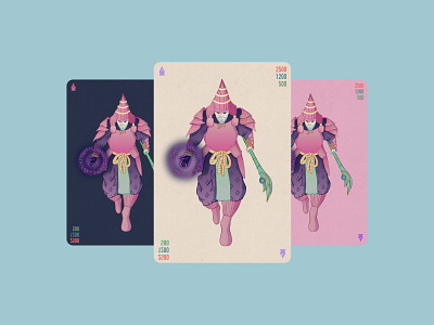PYU Priest affinity designer card concept dark magician game illustration ukiyo e
