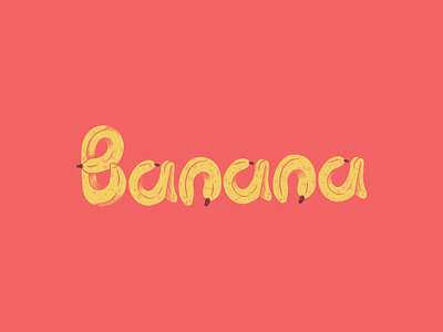 Banana banana letters