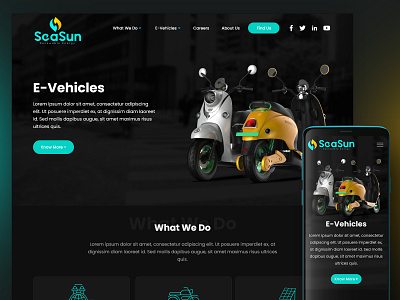 Sea Sun- website Landing page design concept design ui web webdesign website