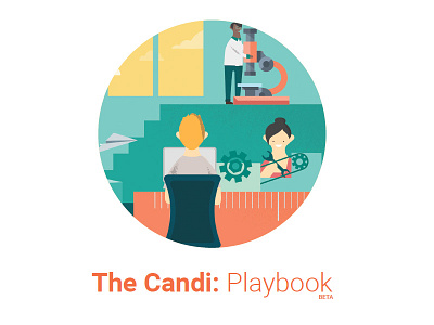 Google: Candi Playbook design google illustration playbook