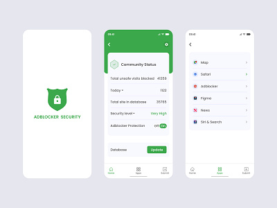 Adblocker Security App adblocker app design adblocker security app adblocker security app design android app android app design app design clean app design design ios app ios app design mobile app mobile app design security app design stunning app design ui ui design uiux uiux design unique app design