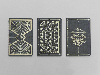 Avalanche Print hand made graphic design silk print notebooks