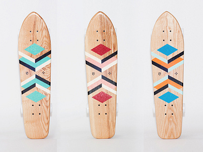 Atypical x Say What Studio hand made cruisers paint pantone