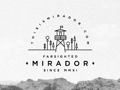 Mirador logo web design blog image curating
