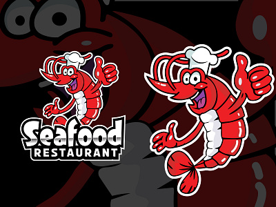 shrimp logo,sea food logo,Restutent logo. branding cartoon design flat food graphic design hotel logo illustration logo mascot logo minimal resturent logo sea food logo shrimp logo ui vector vintage vintage logo