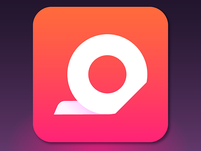 Abstract Q app icon branding design flat icon illustration logo minimal vector