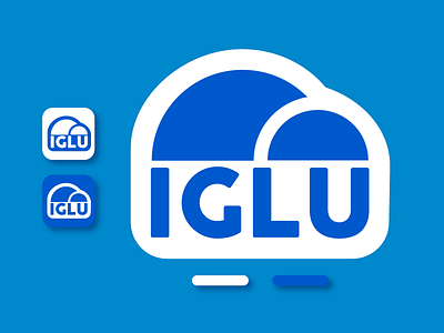 IGLU app branding design flat icon illustration logo logomark minimal vector