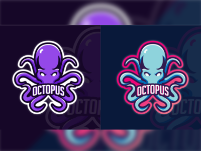 Octopus Mascot branding design esports illustration logo mascot minimal vector