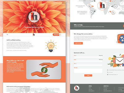 Intelligent Handshake responsive design ui ux website design website redesign