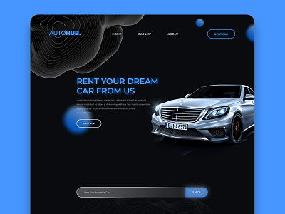 Rental Website Design Concept | UI UX Concept