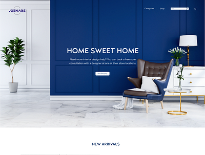 Joenabs Furnitures & Interior creative agency creative design design flat logo minimal ui web