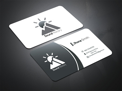 A Professional Unique and Minimalist Business card design. adobe illustrator adobe photoshop business business card business card design business logo creative card creative logo design illustration logo logo maker