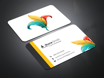 A professional and modern business card design