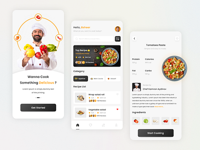 Food Delivery UI Design by Flexbits Infotech on Dribbble